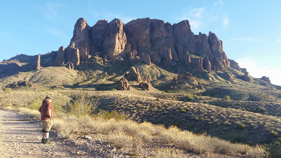 Hiking at Lost Dutchman 