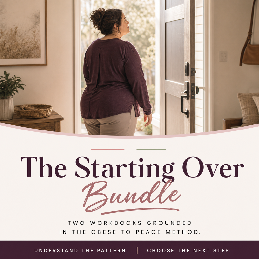 The Starting Over Bundle product image from Chubby Chicks Fitness and The Obese to Peace Method.